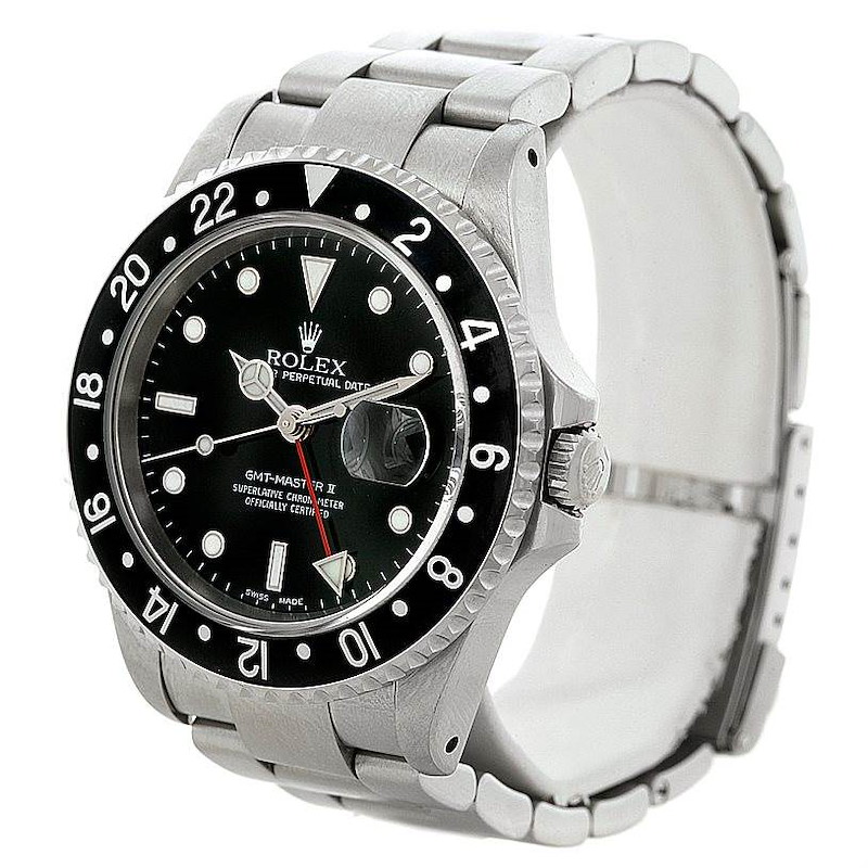 rolex gmt master 2 black bezel