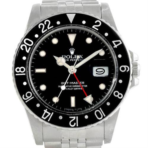 Photo of Rolex GMT Master Vintage Stainless Steel Mens Watch 16750