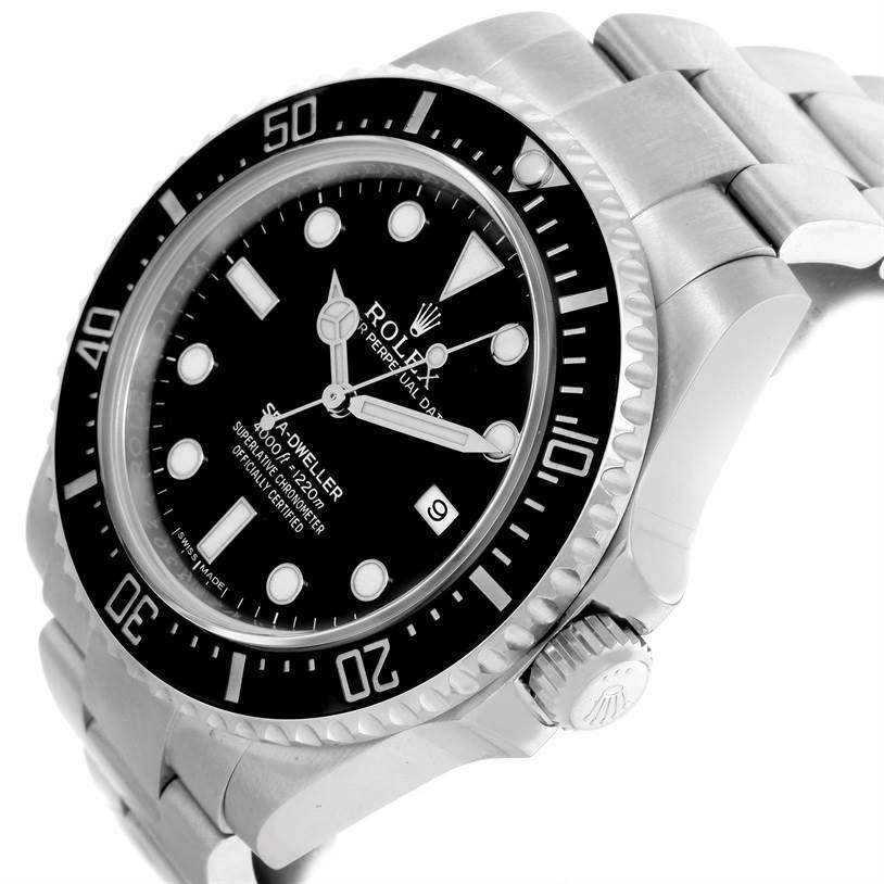 Rolex Seadweller 4000 Steel Ceramic Bezel Mens Watch 116600 Unworn ...