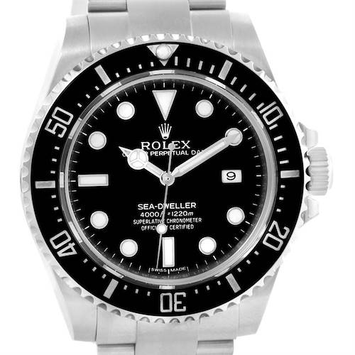 Photo of Rolex Seadweller 4000 Steel Ceramic Bezel Mens Watch 116600 Unworn