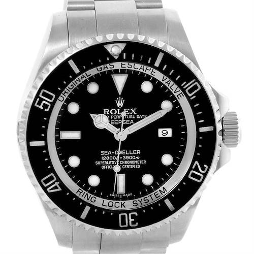 Photo of Rolex Seadweller Deepsea Steel Cerachrom Bezel Mens Watch 116660