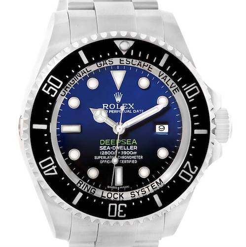 Photo of Rolex Seadweller Deepsea D-Blue Dial Mens Watch 116660 Box papers