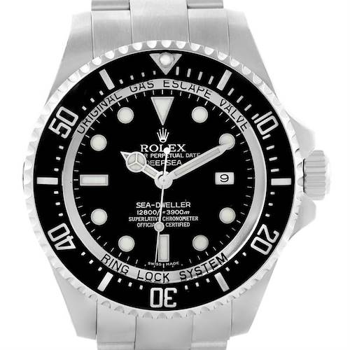 Photo of Rolex Seadweller 4000 Steel Mens Date Watch 116600 Box Papers