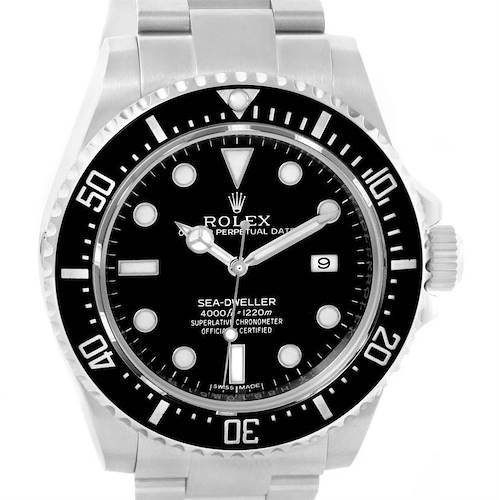 Photo of Rolex Seadweller 4000 Stainless Steel Mens Date Watch 116600 Year 2015