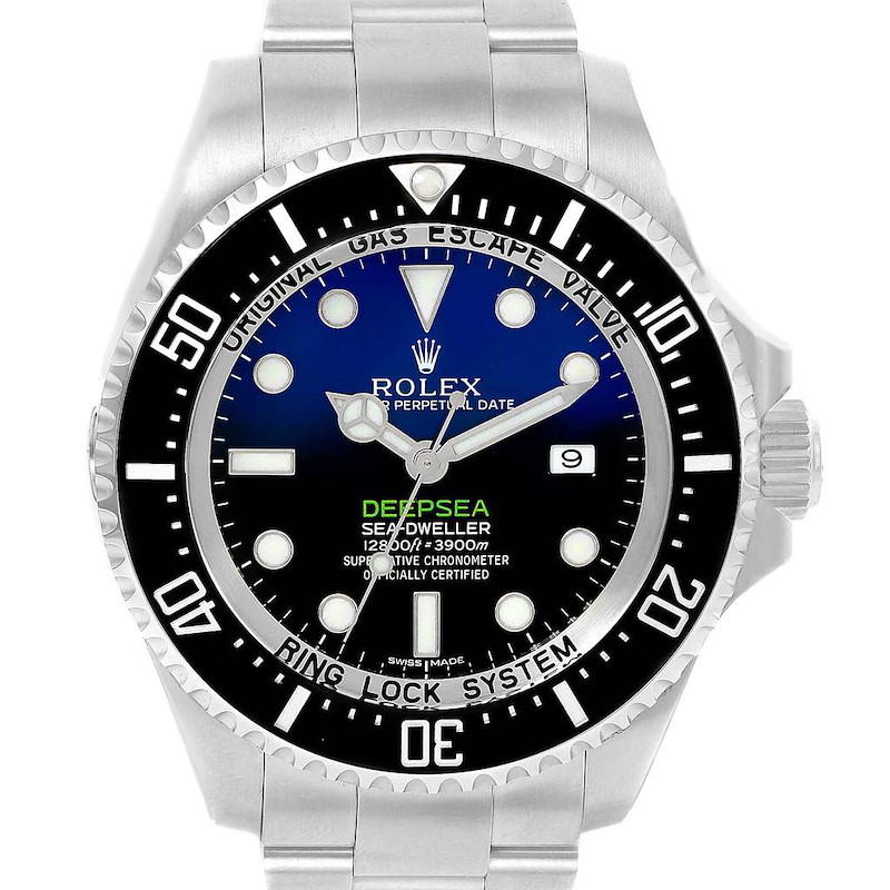 Rolex Seadweller Deepsea D-Blue Dial Mens Watch 116660 Box Papers SwissWatchExpo