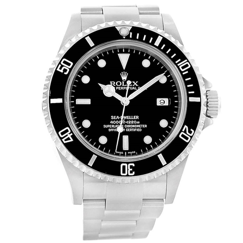 Rolex Seadweller Stainless Steel 40mm Automatic Mens Watch 16600 SwissWatchExpo