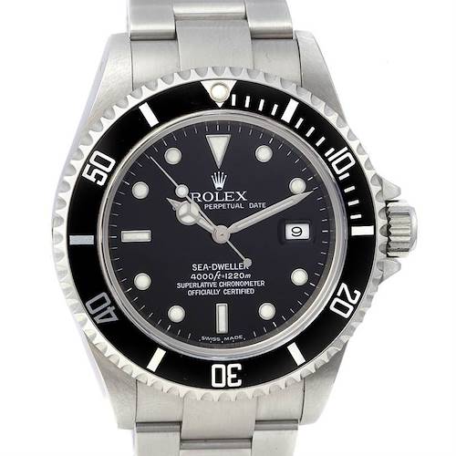 Photo of Rolex Seadweller Oyster Perpetual Ss Mens Watch 16600