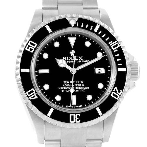 Photo of Rolex Seadweller Black Dial Oyster Bracelet Mens Watch 16600