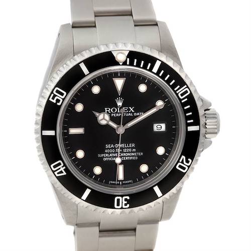 Photo of Rolex Seadweller Oyster Perpetual Ss Mens Watch 16600