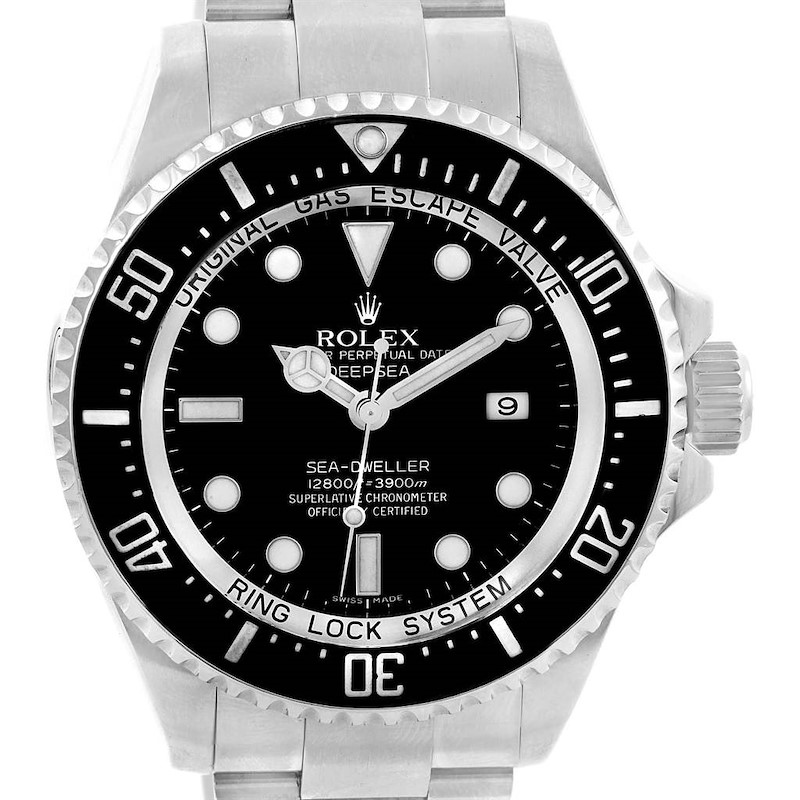 Rolex Seadweller Deepsea 44 Ceramic Bezel Mens Watch 116660 Box Card SwissWatchExpo