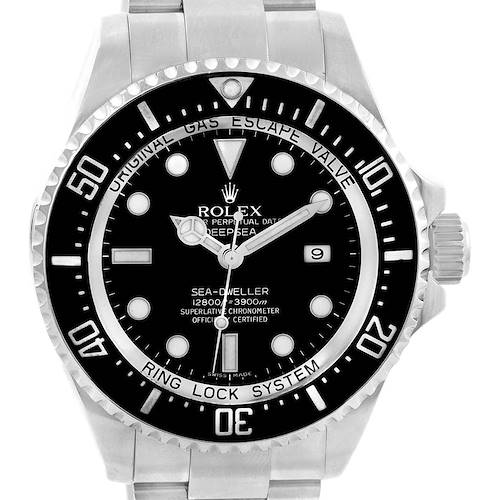 Photo of Rolex Seadweller Deepsea 44 Ceramic Bezel Mens Watch 116660 Box Card