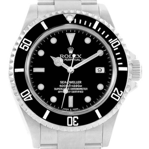 Photo of Rolex Seadweller 40 Black Dial Steel Mens Watch 16600 Box
