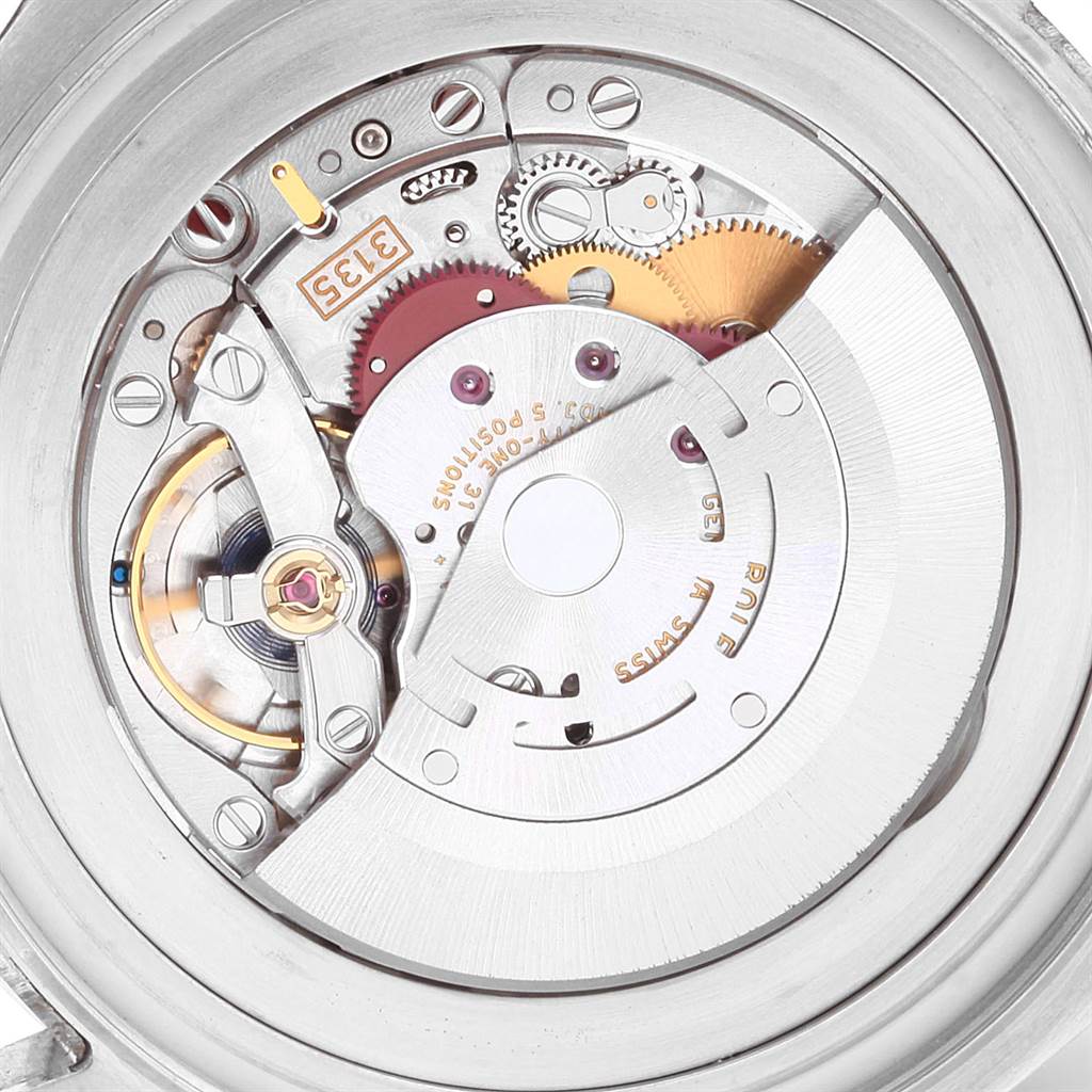 The image shows the internal mechanical movement of the Rolex Sea-Dweller 116660 Men
s Stainless Steel Black Dial 116660 Men
s Stainless Steel Black Dial watch from a back or open case angle.