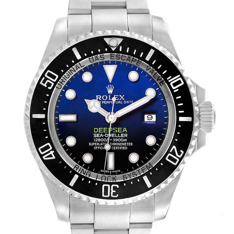 Rolex Seadweller Deepsea Cameron D-Blue Dial Mens Watch 116660 SwissWatchExpo