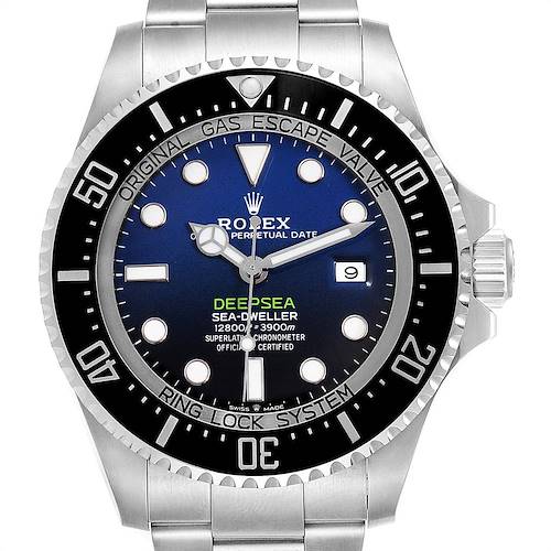 Photo of Rolex Seadweller Deepsea 44 Cameron D-Blue Mens Watch 126660 Box Card