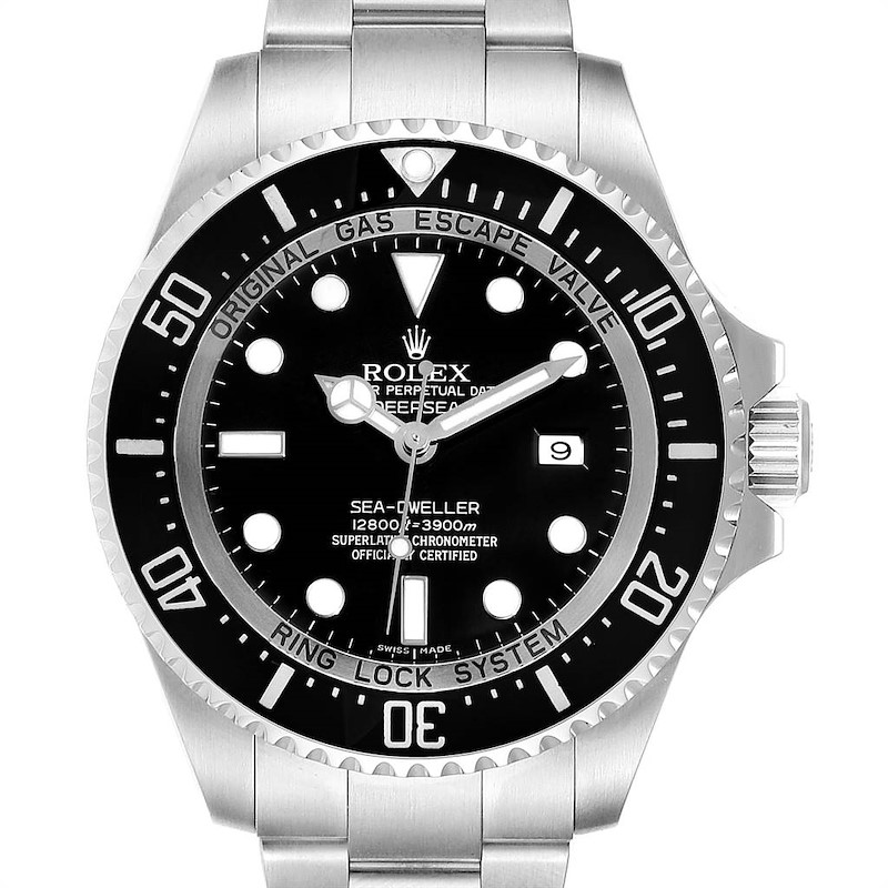 Rolex Seadweller Deepsea Black Dial Ceramic Bezel Mens Watch 116660 SwissWatchExpo