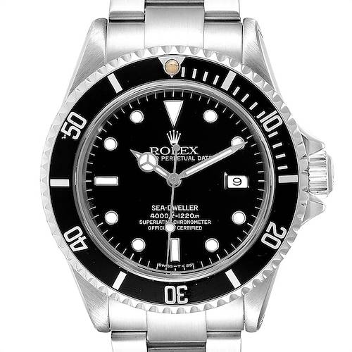 Photo of Rolex Sea-dweller Black Dial Automatic Steel Mens Watch 16600