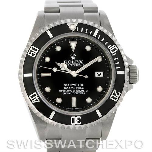 Photo of Rolex Seadweller Oyster Perpetual Stainless Steel Mens Watch 16600 T
