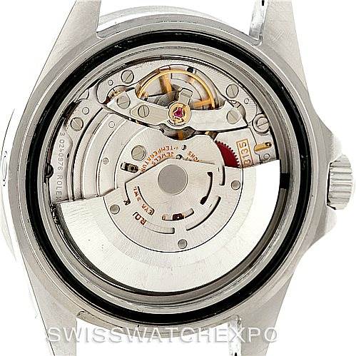 This image shows the back view of a Rolex Sea-Dweller 16600 Men's Stainless Steel Black Dial 16600 Men's Stainless Steel Black Dial watch, focusing on the internal mechanical movement.