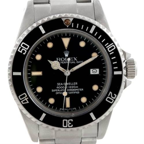 Photo of Rolex Seadweller Stainless Steel Black Dial Mens Watch 16660