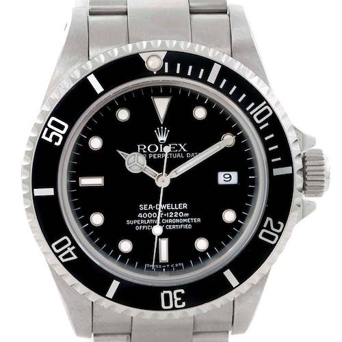Photo of Rolex Seadweller Stainless Steel Black Dial Mens Watch 16600
