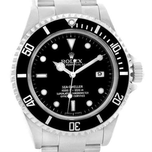 Photo of Rolex Seadweller Stainless Steel Black Dial Mens Watch 16600