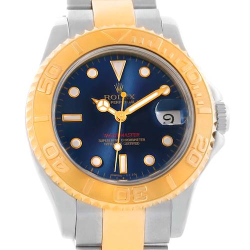 Photo of Rolex Yachtmaster Stainless Steel Yellow Gold Midsize Watch 68623