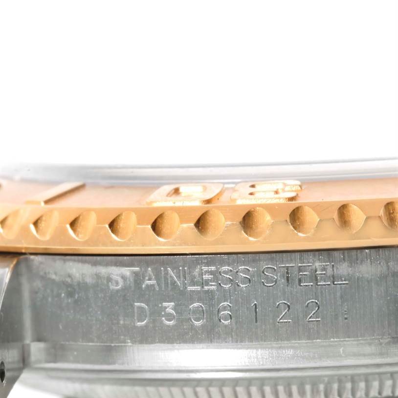 This close-up angle shows the side view, including the bezel and engraved details of the Rolex Yacht-Master 16623 Men's Stainless Steel White Dial 16623 Men's Stainless Steel White Dial watch.