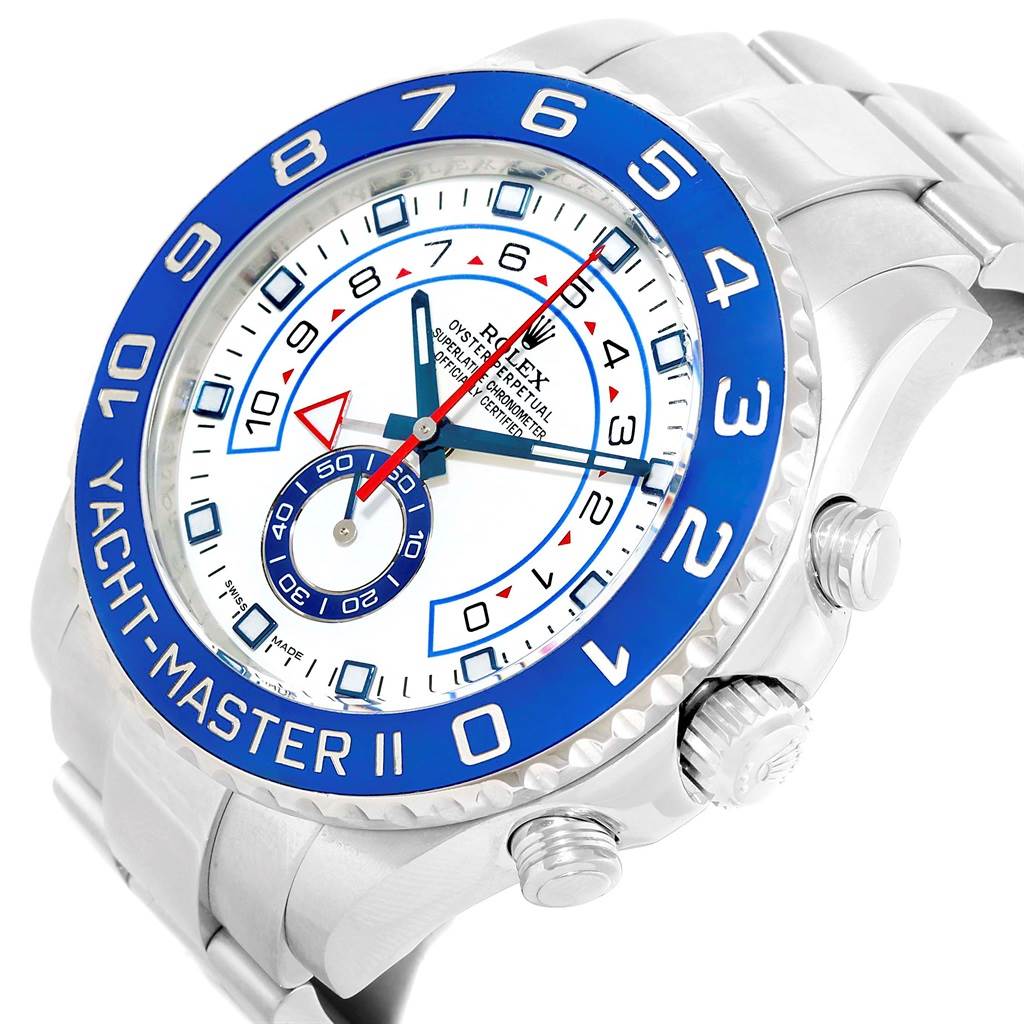 rolex yacht master blue bezel