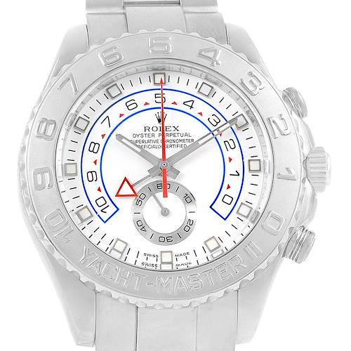 Photo of Rolex Yachtmaster II Regatta Chronograph White Gold Platinum Watch 116689
