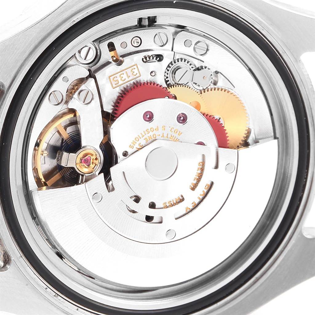 This image shows a close-up view of the inner mechanical movement and components of a Rolex Yacht-Master 116622 Men's Stainless Steel Silver Dial 116622 Men's Stainless Steel Silver Dial watch.