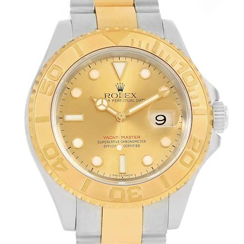 Photo of Rolex Yachtmaster Steel 18K Yellow Gold Mens Watch 16623