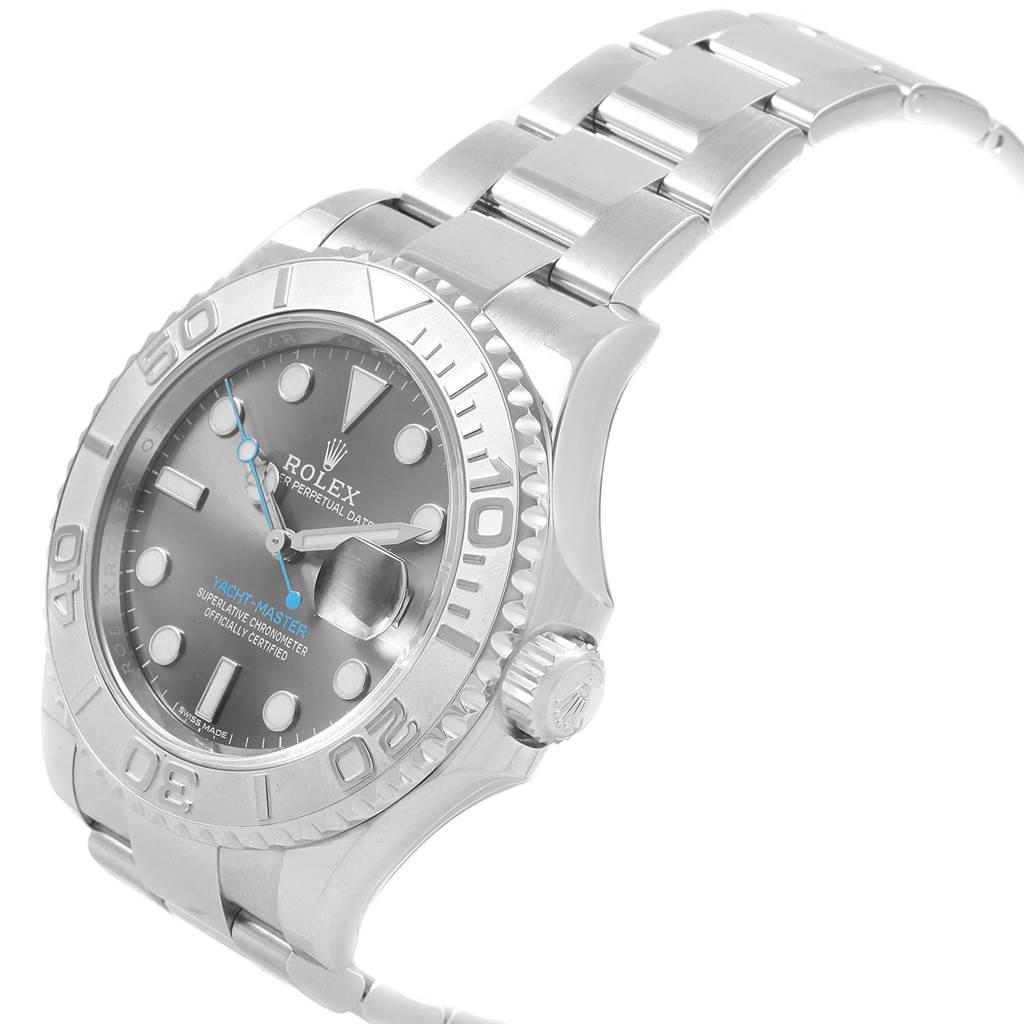 rolex yacht master blue or rhodium