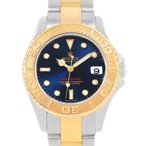 Photo of Rolex Yachtmaster 35 Midsize Steel Yellow Gold Unisex Watch 168623