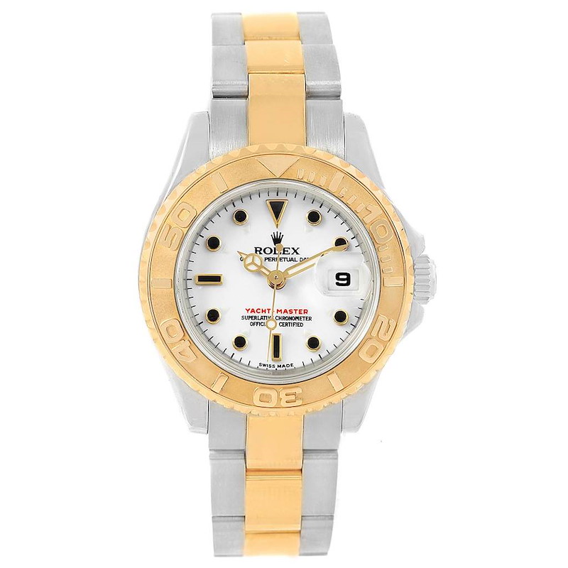 Rolex Yachtmaster Steel Yellow Gold Ladies Watch 169623 Box Papers SwissWatchExpo