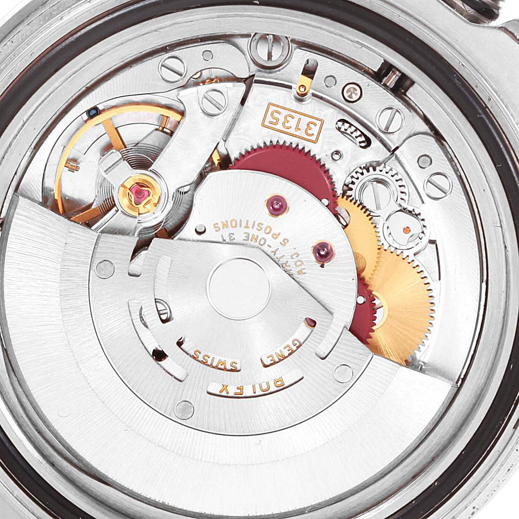 The image shows the internal mechanical movement of a Rolex Yacht-Master 16622 Men's Stainless Steel Silver Dial 16622 Men's Stainless Steel Silver Dial watch, viewed from the back.