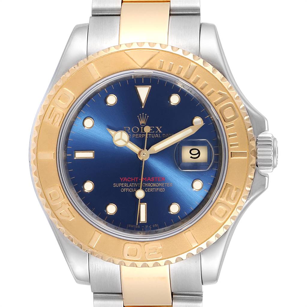 rolex yachtmaster 40mm blue dial