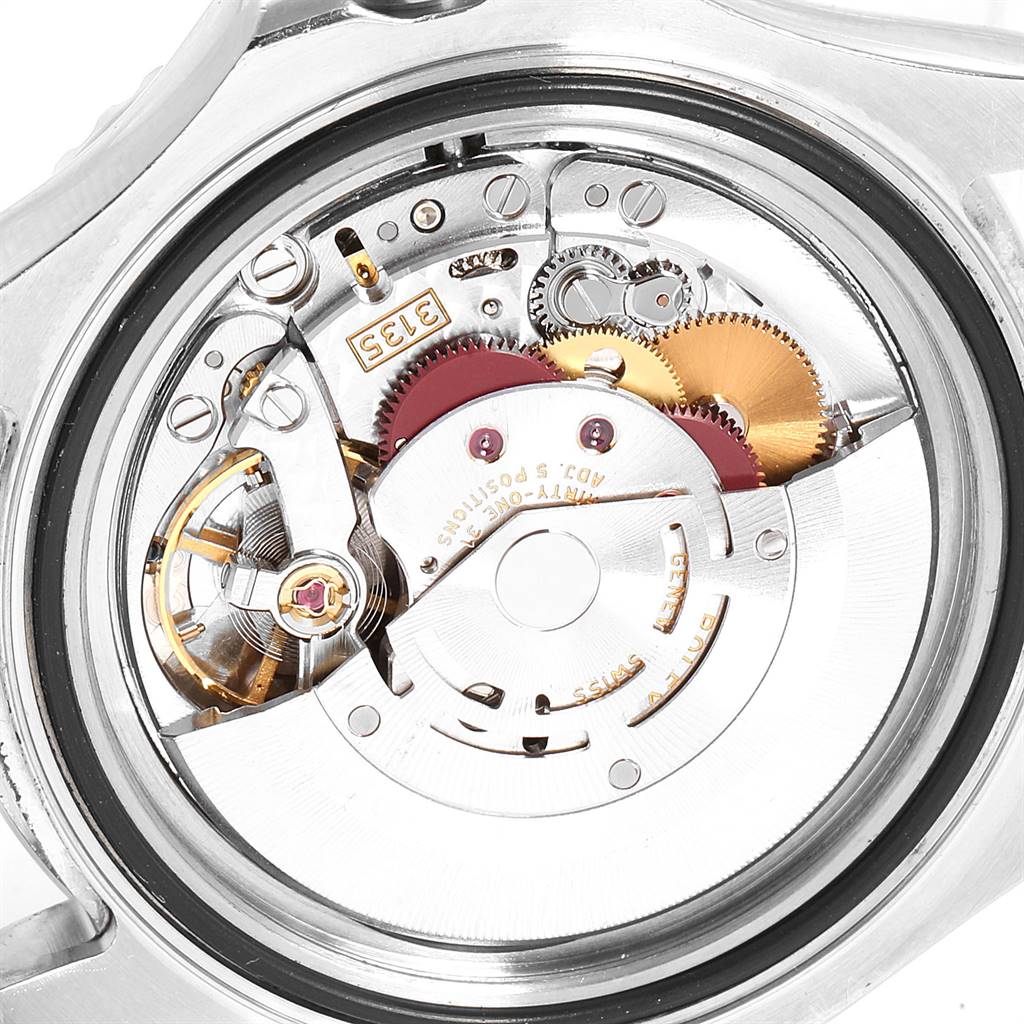 This image shows the intricate movement mechanism and internal parts of a Rolex Yacht-Master 16622 Men
s Stainless Steel Silver Dial 16622 Men
s Stainless Steel Silver Dial watch.