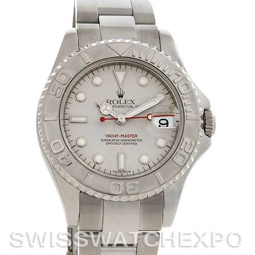 Photo of Rolex  Steel and Platinum Yachtmaster Midsize 168622