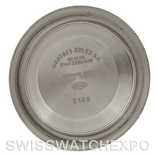 This image shows the inside case back of a Rolex Yacht-Master 16622 Men's Stainless Steel Silver Dial 16622 Men's Stainless Steel Silver Dial watch, including various inscriptions and markings.