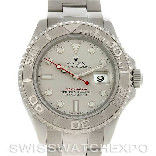 Photo of Rolex  Mens SS & Platinum Yachtmaster 16622 Year 2007