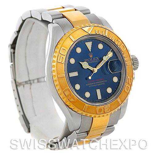 Rolex Yachtmaster Mens Steel 18K Yellow Gold Watch 16623 SwissWatchExpo
