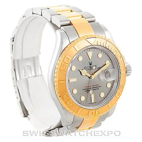 Rolex Yachtmaster Mens Steel Gold Watch 16623 SwissWatchExpo