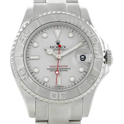 Photo of Rolex Steel and Platinum Yachtmaster Midsize Watch 168622