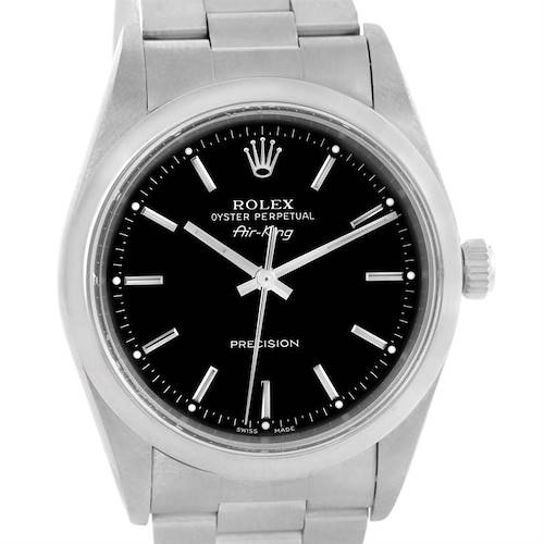 Photo of Rolex Oyster Perpetual Air King Smooth Bezel Watch 14000