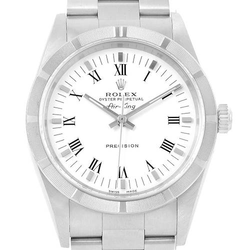 Photo of Rolex Air King White Dial Oyster Bracelet Automatic Watch 14010