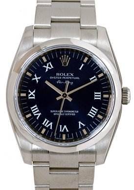 Photo of Rolex Mens Ss Oyster Perpetual Air King 114200