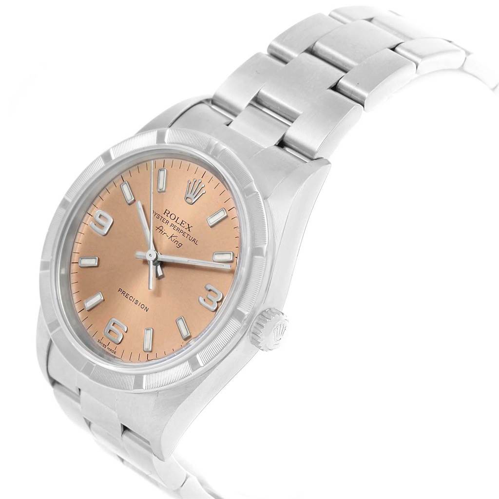 rolex oyster perpetual salmon dial