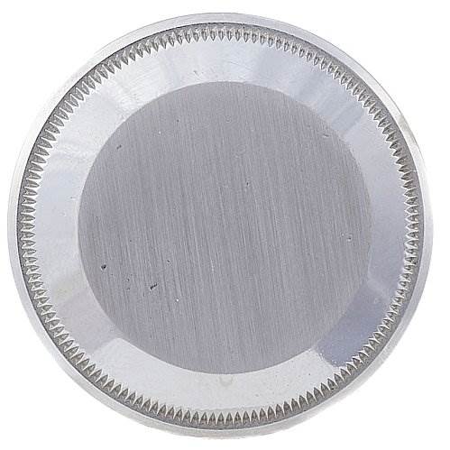 This image shows a top-down view of the case back of a Rolex Air-King 14010 Men's Stainless Steel Black Dial 14010 Men's Stainless Steel Black Dial watch.