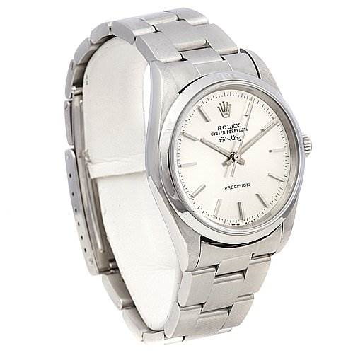 Rolex Air King Oyster Perpetual Mens Ss Watch 14000 SwissWatchExpo